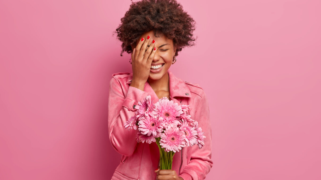 A importância das mulheres ganhar flores